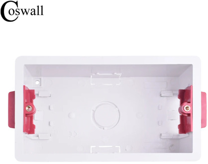 Coswall 146 Type Dry Lining Box For Gypsum Board Plasterboad Drywall 47mm Depth Wall Switch BOX Wall Socket Cassette