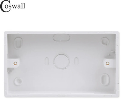 Coswall External Mounting Box 146mm*86mm*32mm for 146*86mm Standard Switch and Socket Apply For Any Position of Wall Surface
