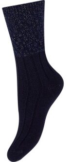 Cosy Mohair Lurex Sock Versch.kleure/Patroon,Blauw - Strl 37/41