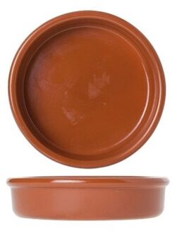 Cosy&Trendy 12x Luxe creme brulee schaaltjes terracotta 14 cm - Serveerschalen Bruin