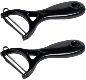 Cosy&Trendy 2x stuks RVS dunschiller zwart Y-vorm