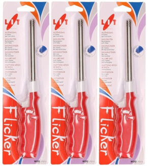 Cosy&Trendy 3x Rode gasaanstekers 25,5 cm - Action products