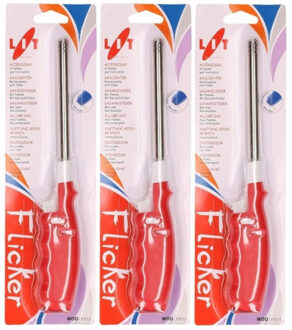 Cosy&Trendy 5x Rode gasaanstekers 25,5 cm - Action products