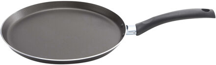 Cosy&Trendy Aluminium pannekoekenpan Billiet Chef-line Pro met anti-aanbak laag 24 cm - Koekenpannen Zwart