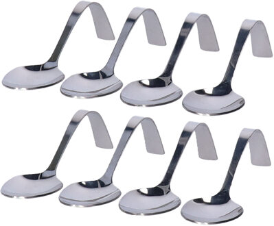 Cosy & Trendy Amuselepels - 8x - 4 stuks - 13 cm - RVS