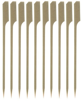 Cosy&Trendy Bamboe prikkers - hapjes prikkertjes - 250x stuks - 12 cm Beige