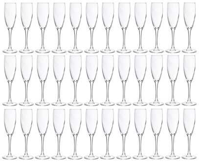 Cosy&Trendy Champagneglazen - 36x stuks - glas - 190 ml - Flutes