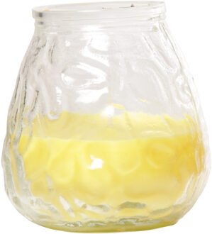 Cosy&Trendy Citronella lowboy tafelkaars - 10 cm - 40 branduren - citrusgeur Transparant