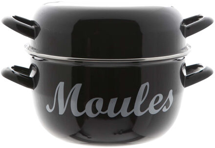 Cosy&Trendy Cosy and Trendy Mosselpan - emaille - 24 cm - Moules - mosselpot