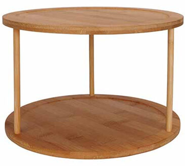 Cosy&Trendy Cosy en Trendy Etagere - bamboe - 2-lagen - D25 cm - hapjes/tapas - serveren