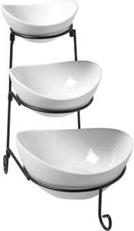 Cosy&Trendy Cosy & Trendy Buffet Etagere - 3-laags Wit