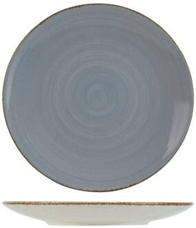 Cosy&Trendy Cosy & Trendy Dinerbord Granite Denim Blauw Ø 27 Cm