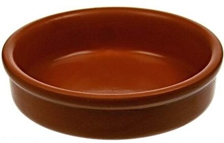 Cosy&Trendy Creme brulee Schaaltjes - 4x - terracotta - D12 x H3 cm