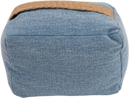 Cosy&Trendy Deurstopper - 0.22 kilo - denim blauw - oppak lus - 15 x 10 cm - Deurstoppers