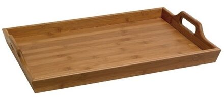 Cosy&Trendy Dienblad - bamboe hout - rechthoekig - 45 x 30 x 6cm