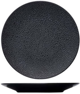 Cosy&Trendy Dinerbord Candy Black Ø 26.8 Cm Zwart