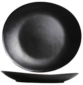 Cosy&Trendy Dinerbord Vongola Black - 28 X 26 Cm Zwart