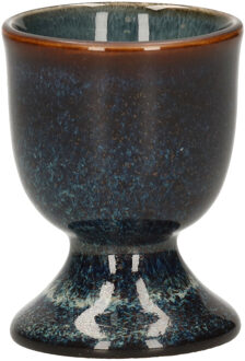 Cosy&Trendy Eierdopje - aardewerk - donkerblauw - 5 cm - Houders voor gekookte eieren