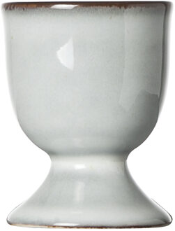Cosy&Trendy Eierdopje van aardewerk grijs 5 cm