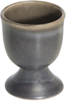 Cosy&Trendy Eierdopje van aardewerk grijs bruin 5 cm