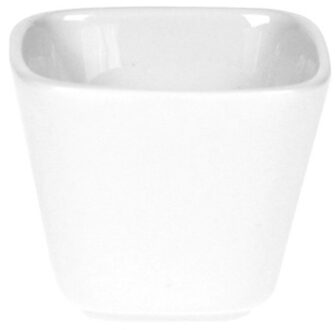 Cosy&Trendy Eierdopjes - porselein - wit - 5 x 5 cm - Voor gekookte eieren - Ontbijt - Lunch