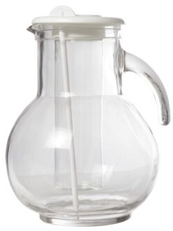 Cosy&Trendy Glazen schenkkan met koelfunctie wit - Action products