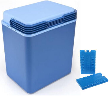 Cosy&Trendy Grote koelbox donkerblauw 32 liter 40 x 30 x 45 cm incl. 6 koelelementen