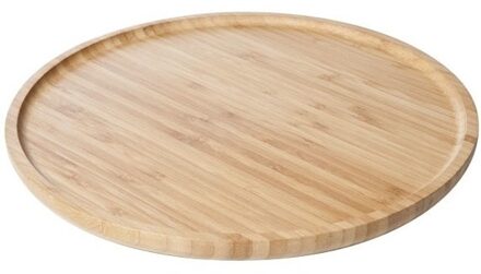 Cosy&Trendy Houten serveerplank voor hapjes - rond - dia 33 cm - Serveerbladen