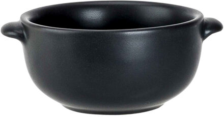 Cosy&Trendy kleine tapas/amuse soepkommetje - zwart -10 cm