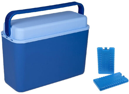 Cosy&Trendy Koelbox donkerblauw 12 liter 40 x 17 x 29 cm incl. 2 koelelementen