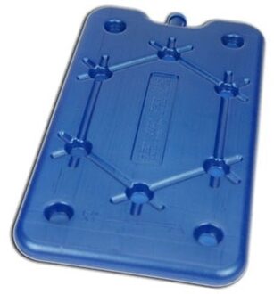 Cosy & Trendy Koelelement - blauw - kunststof - 400 gram - 14 x 25 x 1 cm - platte vorm