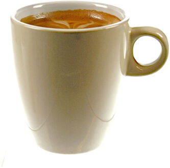 Cosy&Trendy Koffiekopjes/bekers - beige - 190 ml - Keramiek - Glans finish