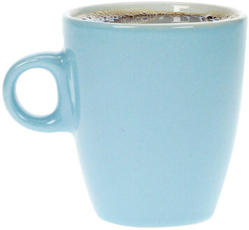 Cosy&Trendy Koffiekopjes/bekers - blauw - 190 ml - Keramiek - Glans finish