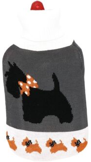 Cosy & Trendy kruik - grijs/wit - 2L - warmwaterkruik - winter