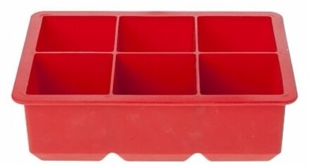 Cosy&Trendy Kubus ijsblokjesmaker rood