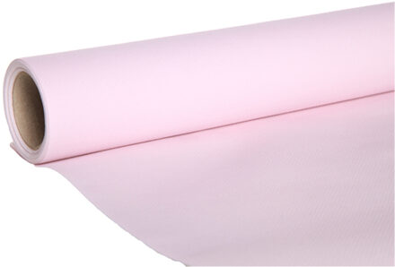 Cosy&Trendy Luxe papieren tafelloper lichtroze kleur - Feesttafelkleden