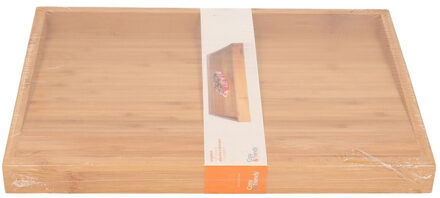 Cosy&Trendy Luxe snijplank bamboe hout rechthoek 35 cm