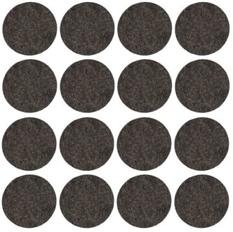 Cosy&Trendy Meubelviltjes - 16x stuks - antikras viltjes - 2,6 cm - Beschermviltjes - Stoelviltjes