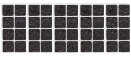 Cosy&Trendy Meubelviltjes - 40x - antislip noppen - 2,5 cm - vierkant - viltglijders