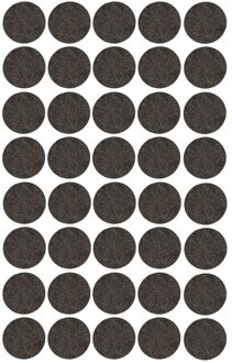 Cosy&Trendy Meubelviltjes - 40x stuks - antikras viltjes - 2,6 cm - Beschermviltjes - Stoelviltjes