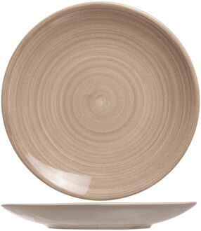 Cosy&Trendy ontbijt/dessert bordje Turbolino - beige - D22 cm - keramiek