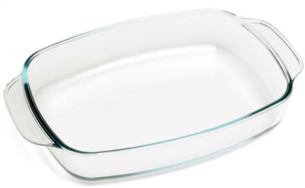 Cosy&Trendy Ovenschaal - 33 x 21 cm - van glas - braadslede - 2.3 liter