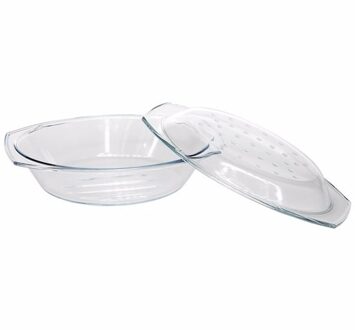 Cosy&Trendy ovenschaal rond 33 x 20 x 9 cm van glas - Action products