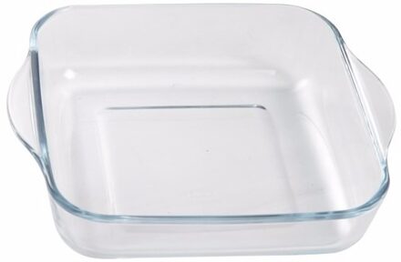 Cosy&Trendy Ovenschaal van glas - 22x22x5 cm - 1,8 L - braadslede