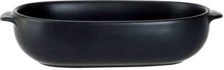Cosy&Trendy ovenschaal - zwart - 18 x 11 x 5 cm - Ovaal - Klassieke braadsledes