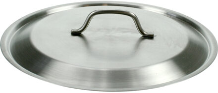 Cosy&Trendy Pannendeksel - RVS - diameter 27,5 cm - zilver - universeel voor pannen