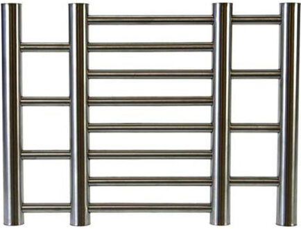 Cosy&Trendy Pannenonderzetter - uitschuifbaar - metaal - 37 x 20 cm Zilver