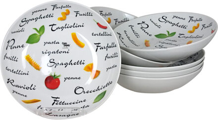 Cosy&Trendy Pastabord - Ø 20 Cm - Set-6