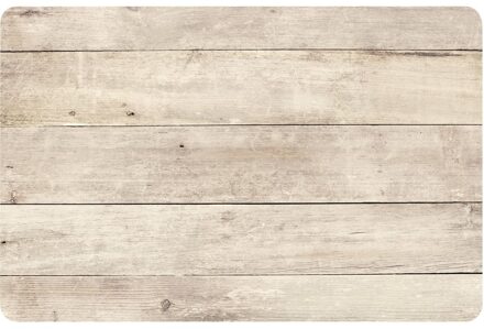 Cosy&Trendy Placemat beige hout print 44 cm