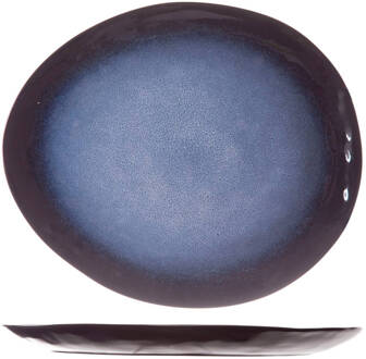 Cosy&Trendy Plat Bord Sapphire 27.5 X 23 Cm Zwart